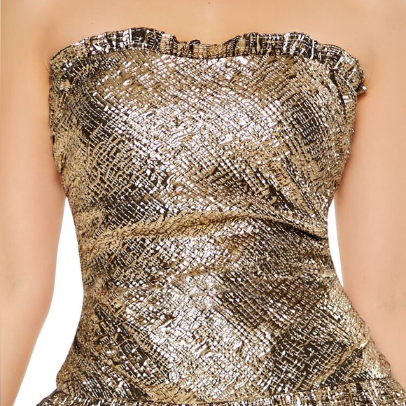 Metallic Ruffle Dress - Picture 3 of 5